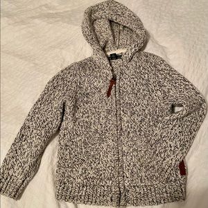Roots knit full zip hoodie